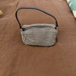 M West Rhinestone Shoulder Bag